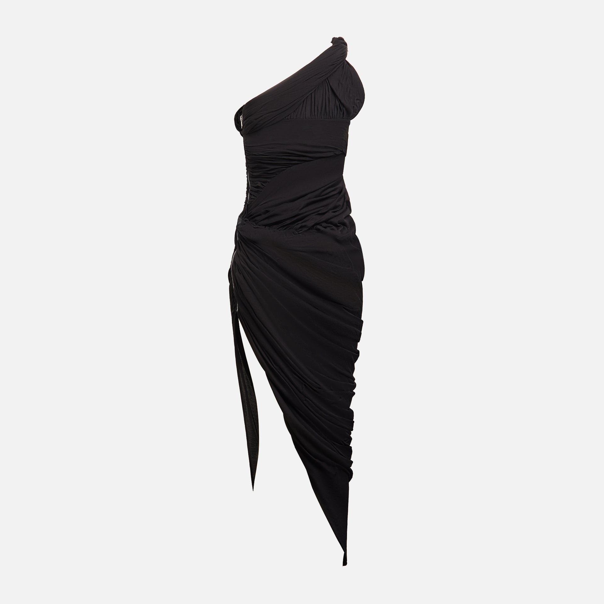 Rick Owens Drapped Lido Gown - Black