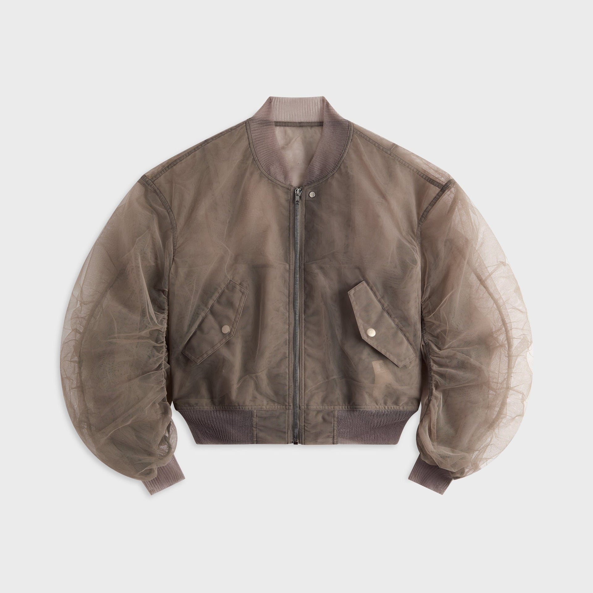 Rick Owens Secchia Flight Bomber Jacket - Dust