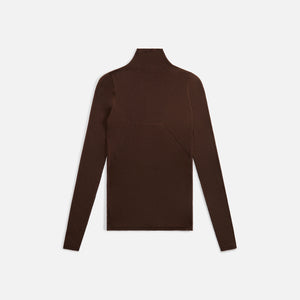 Rick Owens Long Sleeves Column Knit - Brown