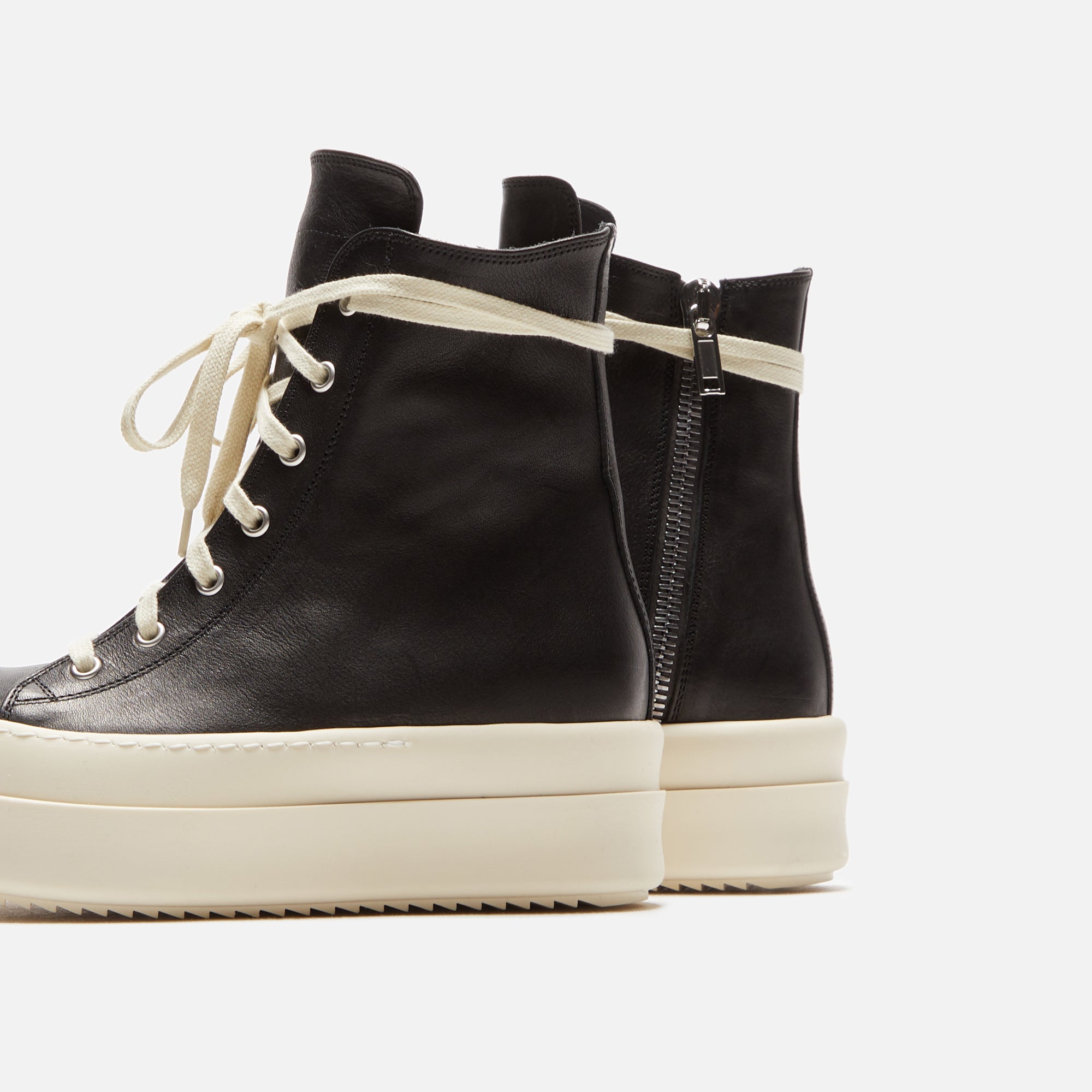 Rick Owens WMNS Mega Bumper Sneakers - Black / Milk – Kith