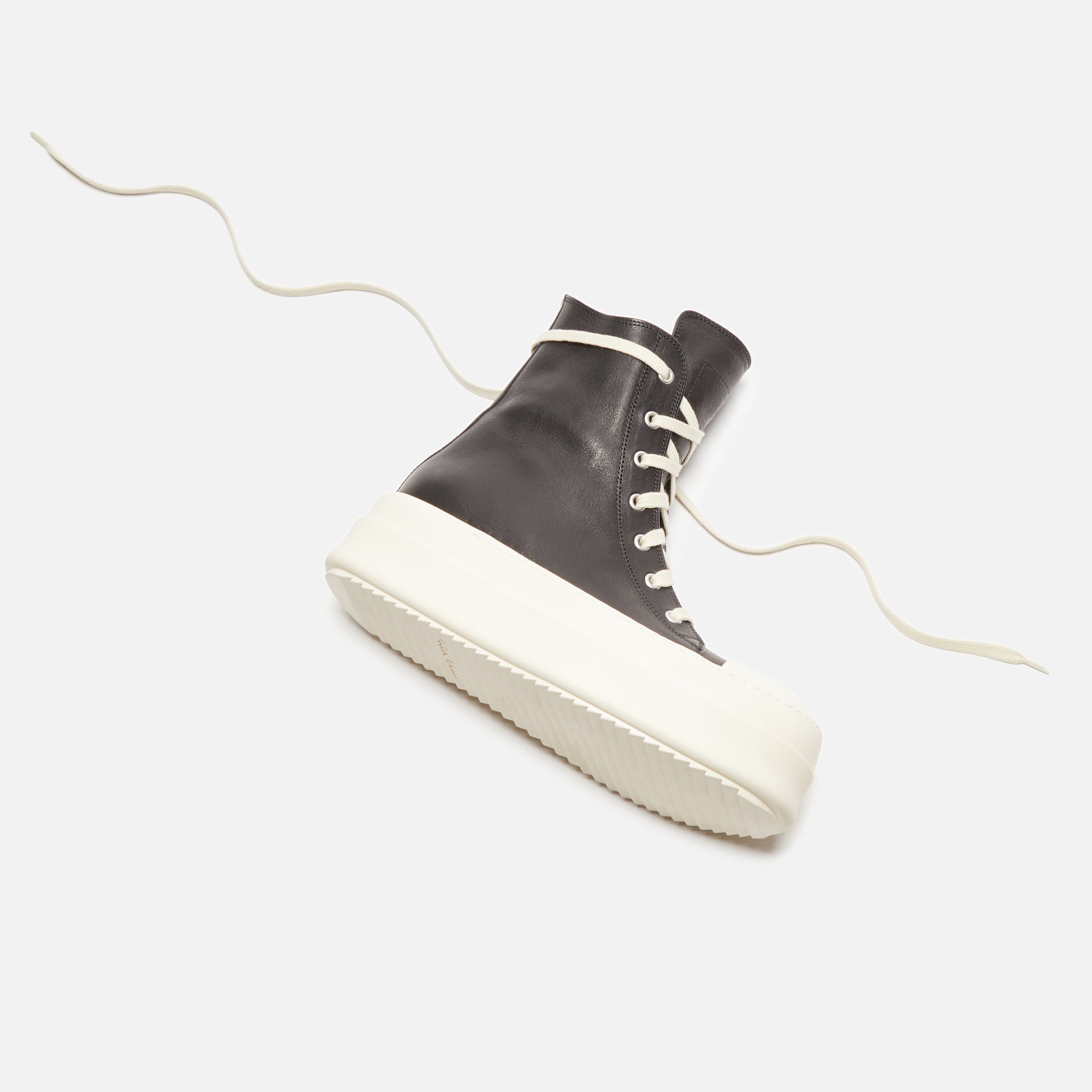 Rick Owens WMNS Mega Bumper Sneakers - Black / Milk – Kith