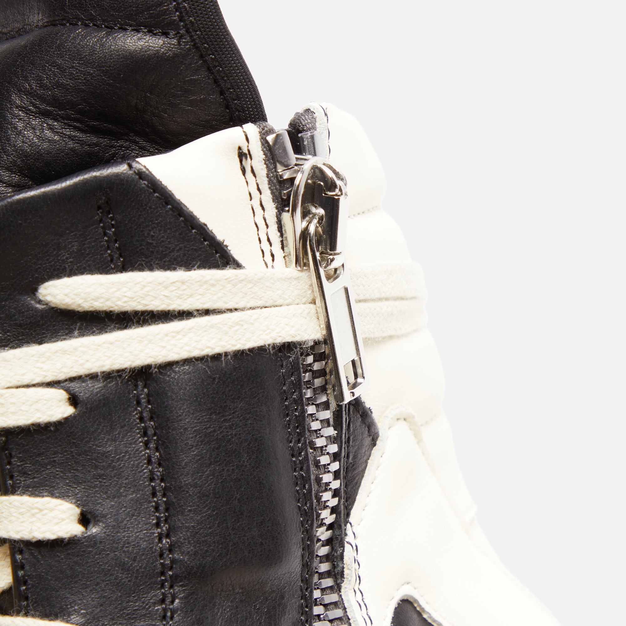Rick Owens WMNS Mega Bumper Geobasket - Black / Milk – Kith