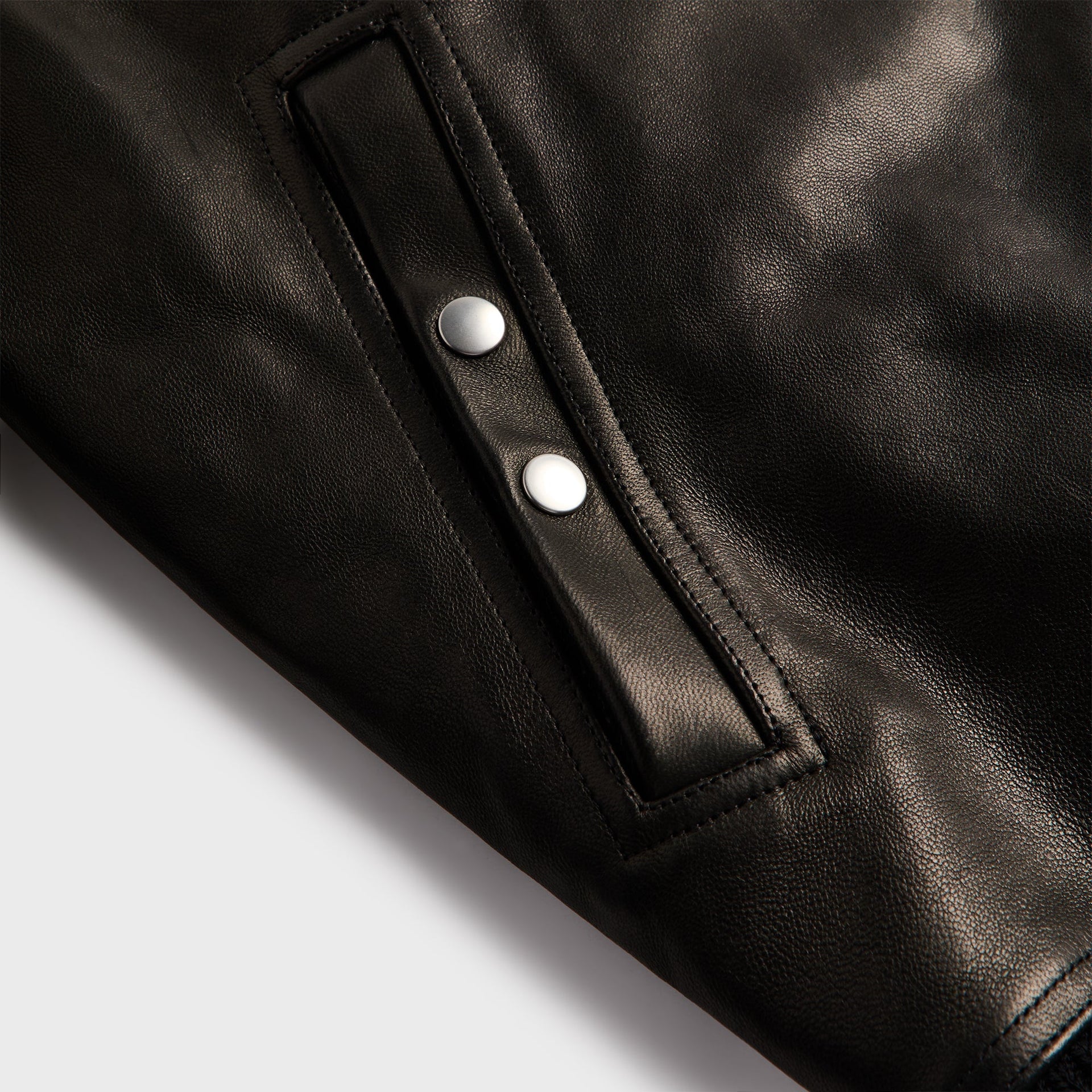 Rick Owens Concordians Dracucollar Flight Jacket - Black