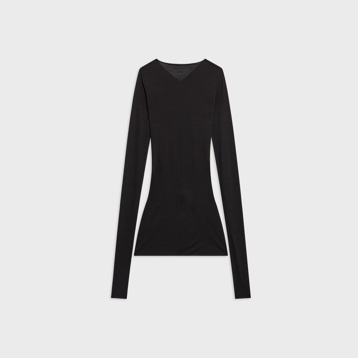 Rick Owens Tower Long Sleeve Tee - Black