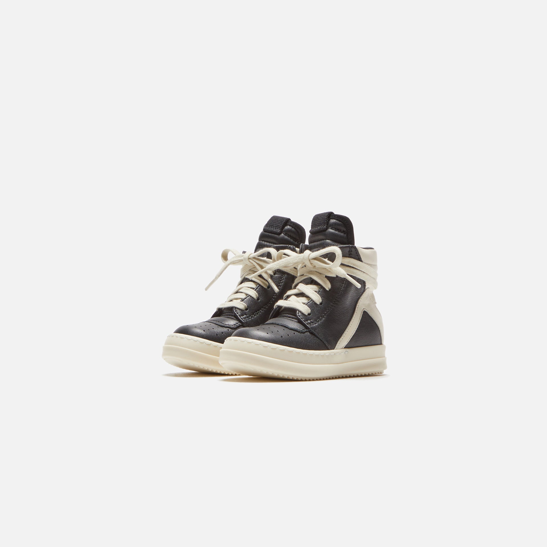 Rick Owens Baby Geobasket - Black / Milk / Milk