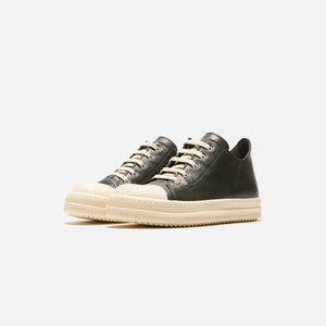 Rick Owens Kids Scarpe Pelle Low Sneakers - Forest / Milk / Milk