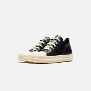 Rick Owens Kids Scarpe Pelle Low Sneakers - Black / Milk / Milk