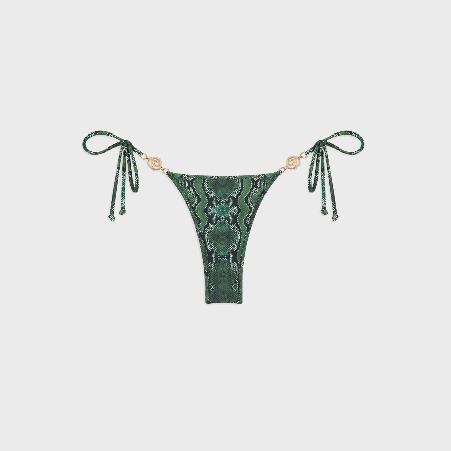 Reina Olga Carioca Splash Skimpy Bikini Bottom in Texas Green