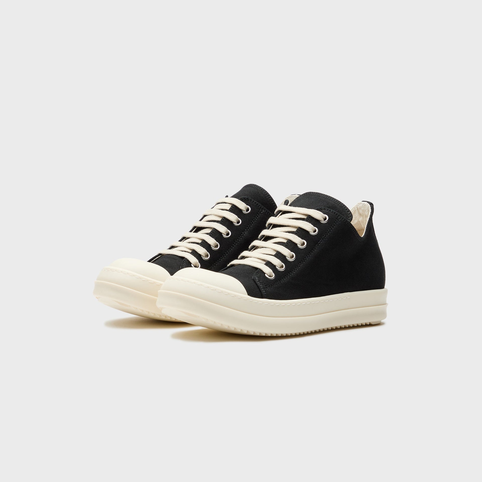 Rick Owens WMNS Low Sneaks Scarpe - Black / Milk