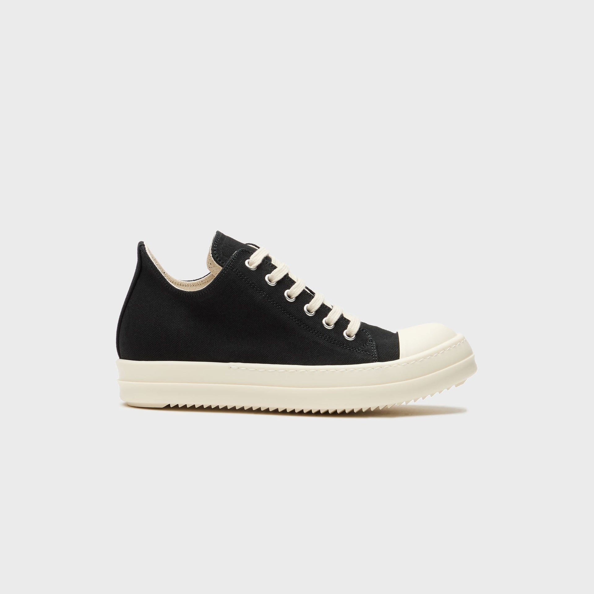 Rick Owens WMNS Low Sneaks Scarpe - Black / Milk