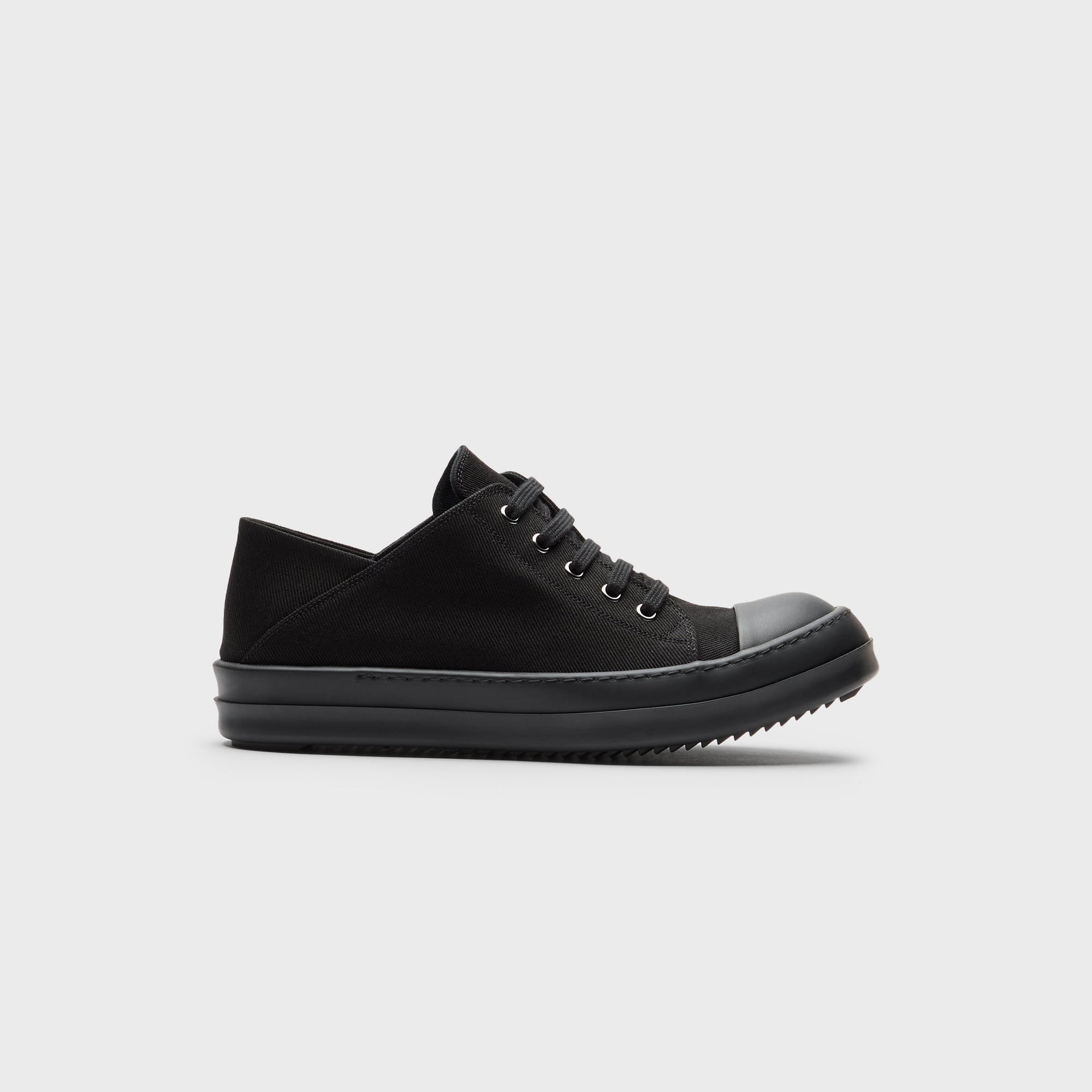 Rick Owens WMNS Slip-On Scarpe in Denim - All Black
