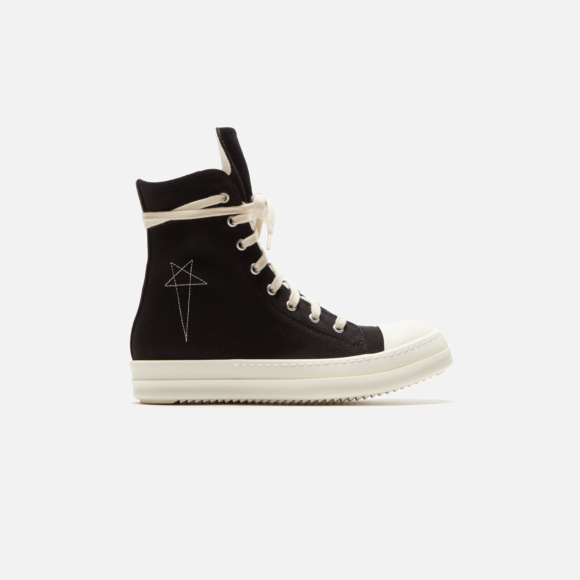 Rick Owens DRKSHDW WMNS Pentastitch Sneakers - Black / Pearl