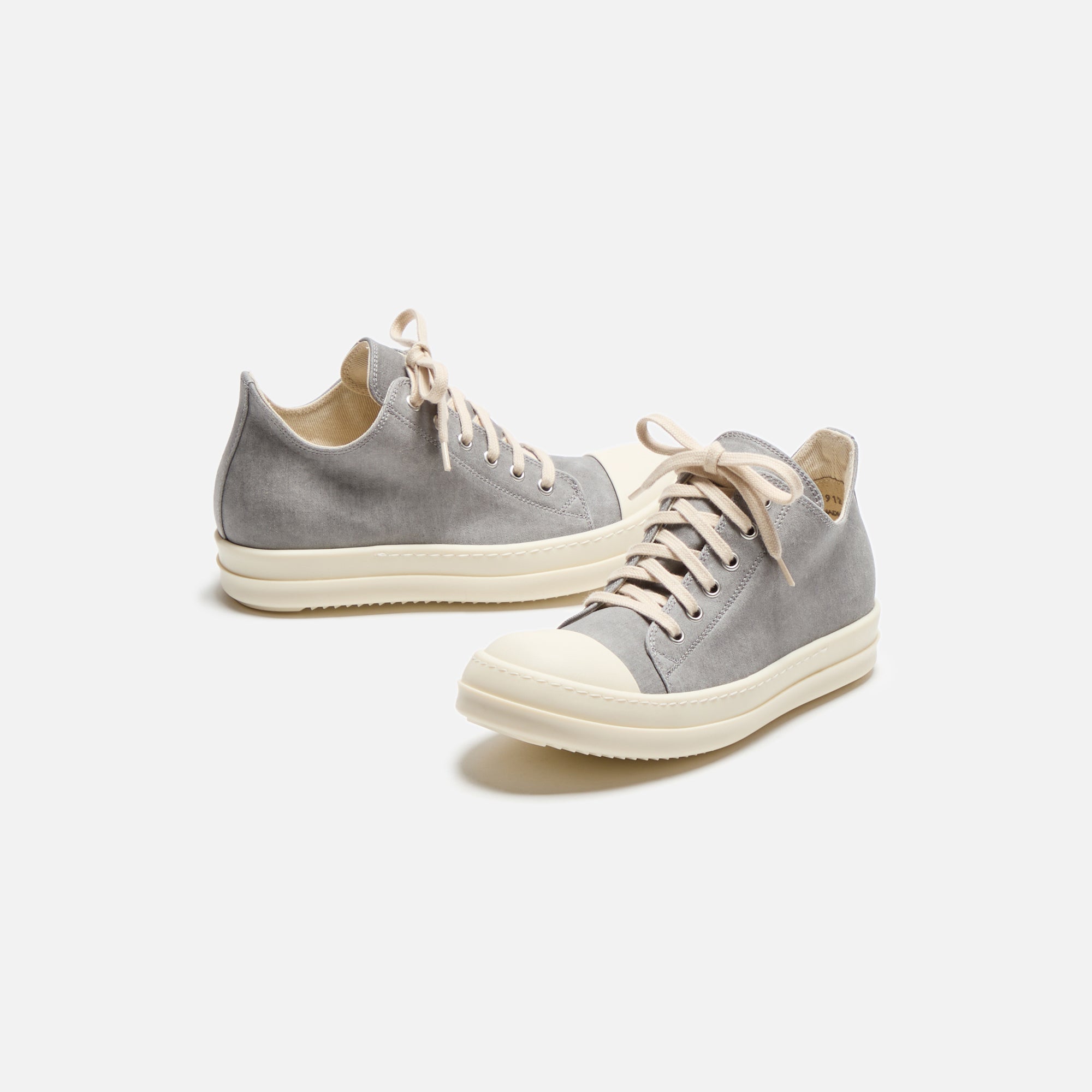 Rick Owens DRKSHDW ×2 Rick Owens WMNS DRKSHDW Low Sneaks - Pearl / Milk – Kith