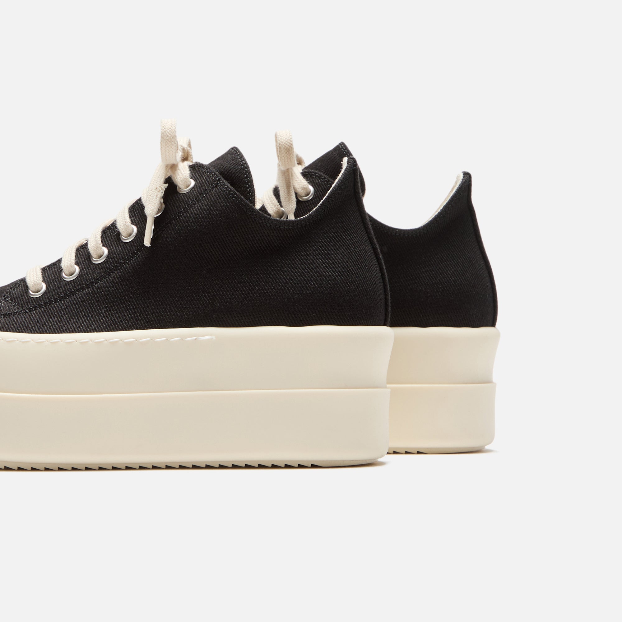 Rick Owens WMNS DRKSHDW Double Bumper Low Sneakers - Black