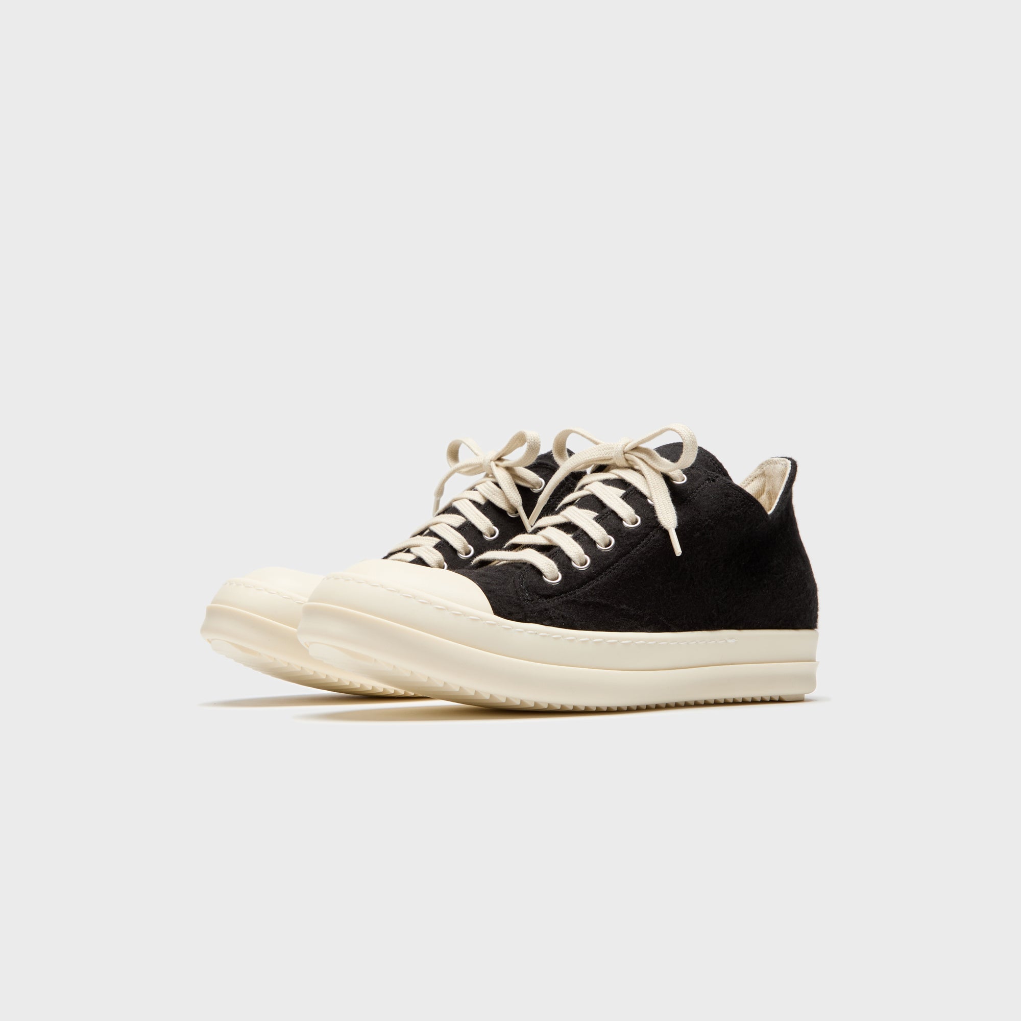 Rick Owens WMNS DRKSHDW Low Sneaks - Black / Milk / Milk – Kith