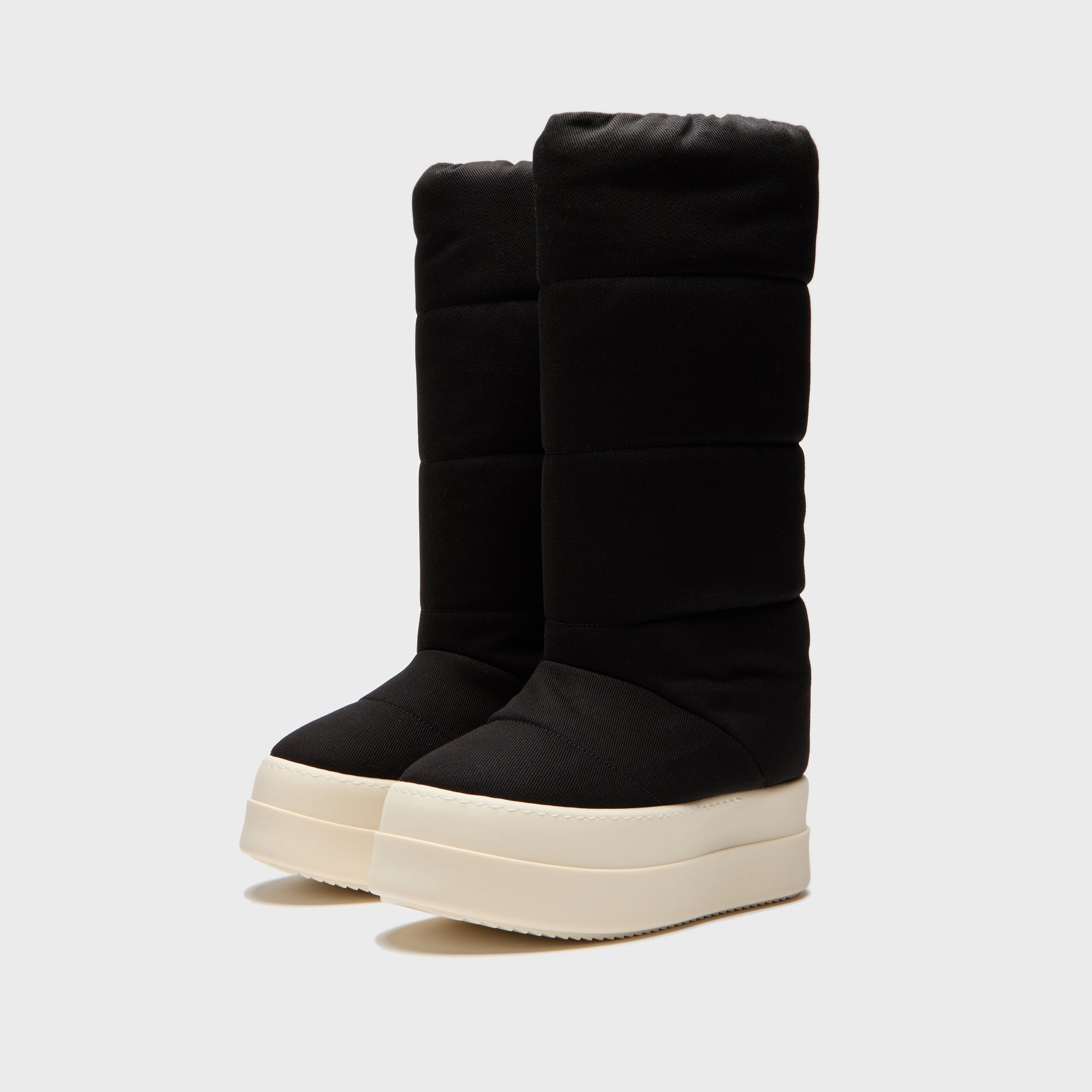 Rick Owens WMNS DRKSHDW Mega Bumper Knee High Lunar Boots - Black