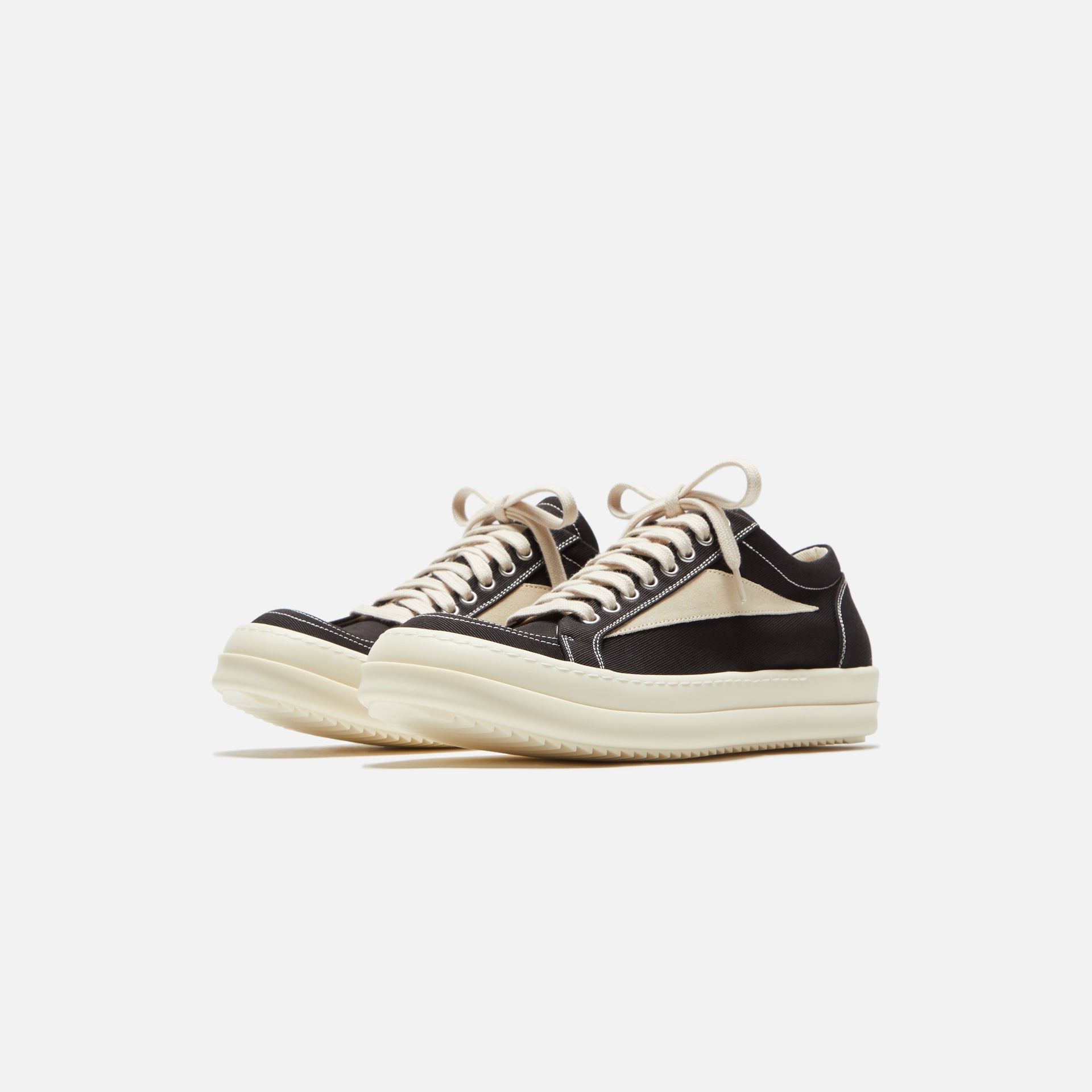 Rick Owens Vintage Sneaker - Scarpe Black / Milk / Milk