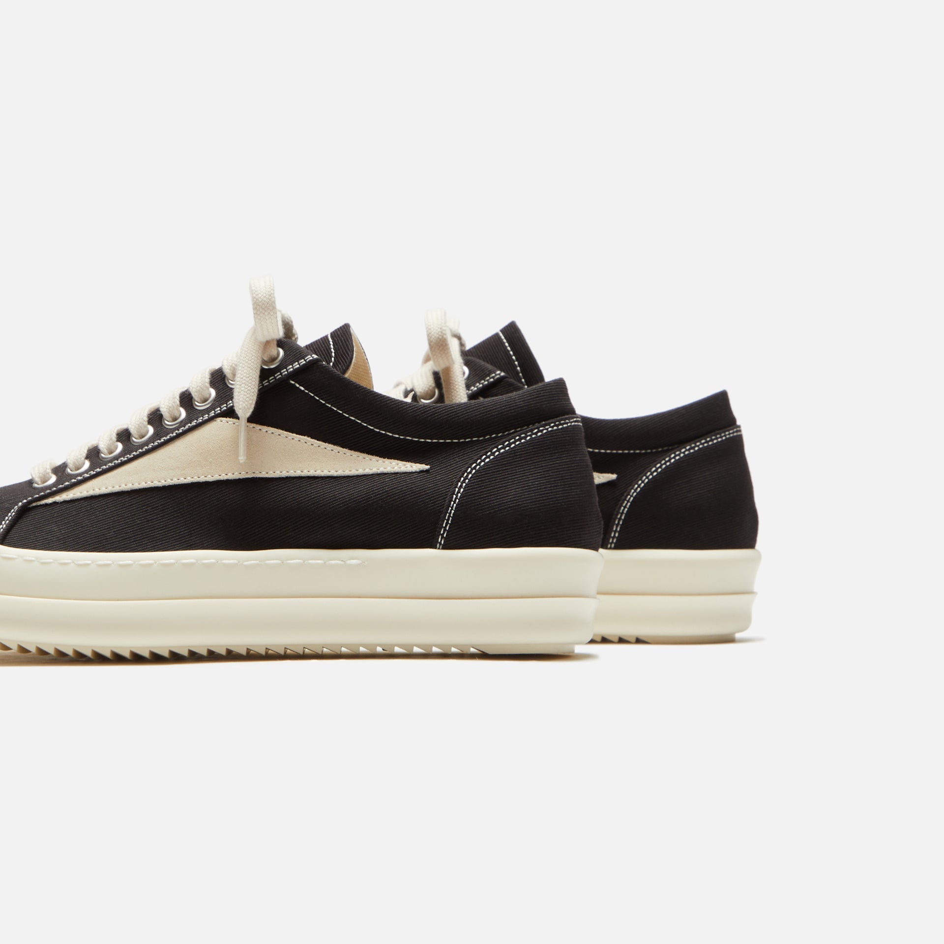 Rick Owens Vintage Sneaker - Scarpe Black / Milk / Milk