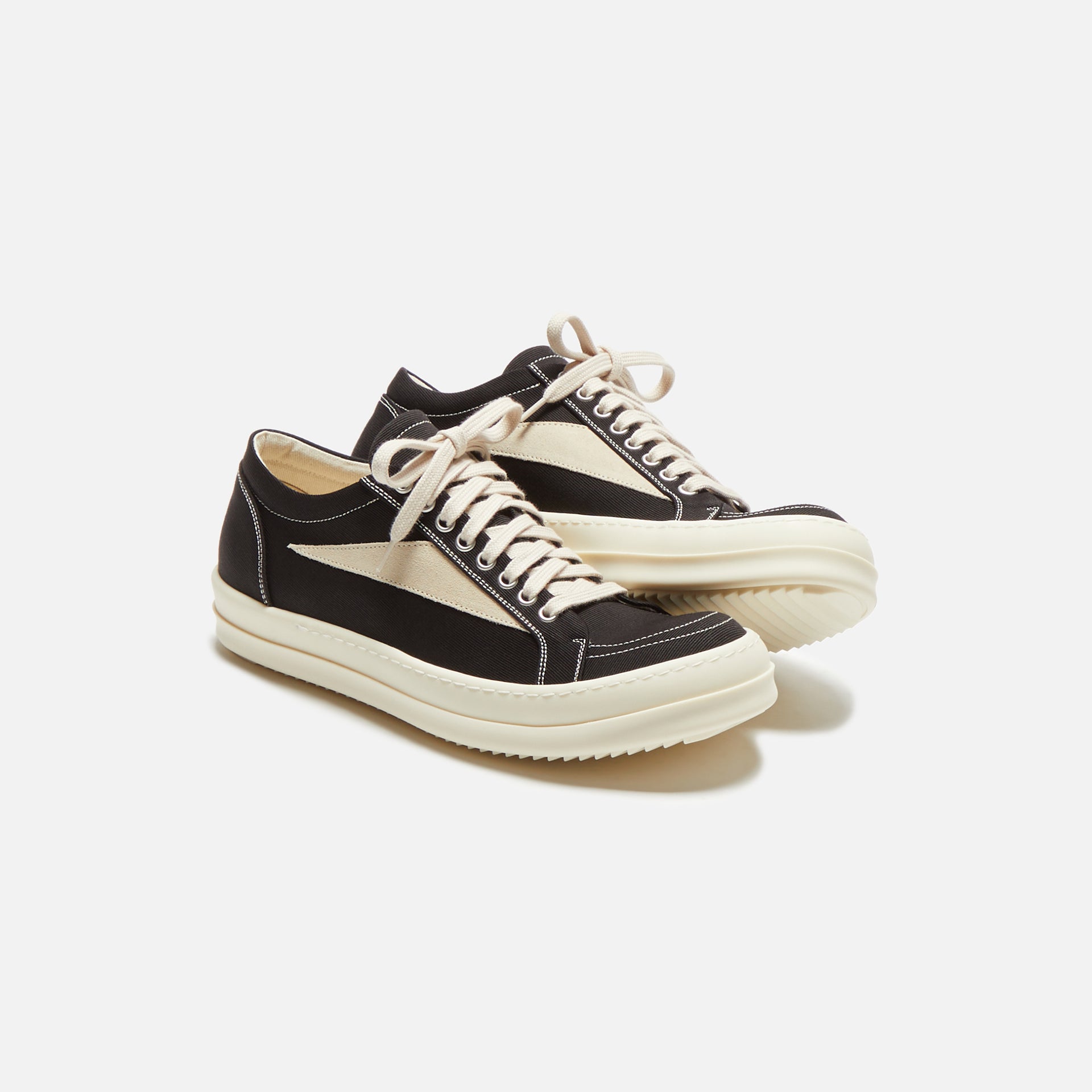 Rick Owens Vintage Sneaker - Scarpe Black / Milk / Milk
