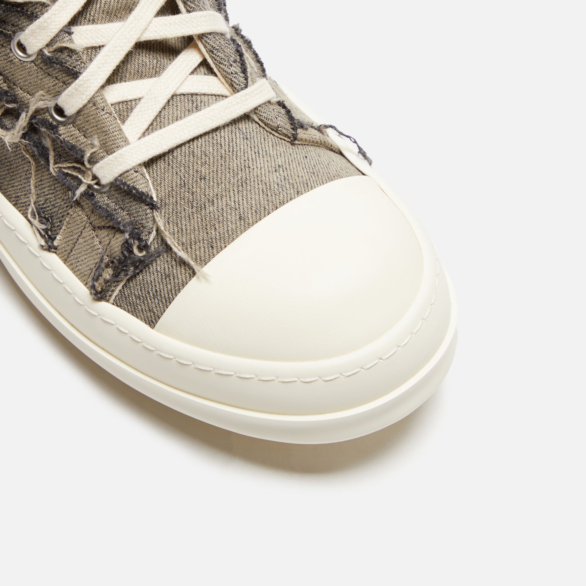 Rick Owens DRKSHDW Slashed Sneakers - Mineral Pearl / Milk