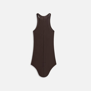 Rick Owens Basic Rib Tank - Dark Dust