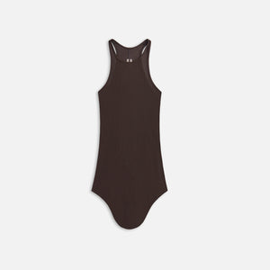 Rick Owens Basic Rib Tank - Dark Dust