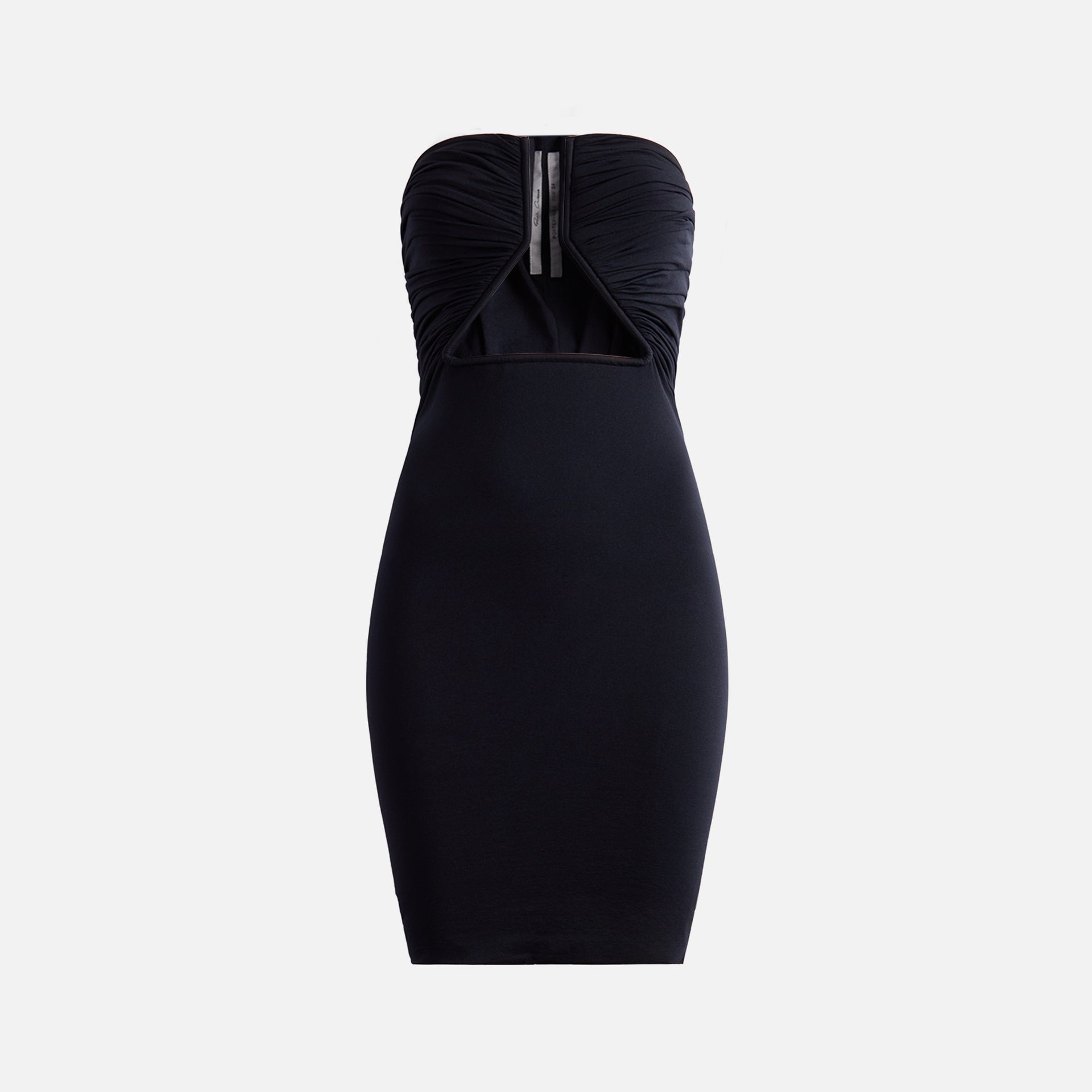 Rick Owens Jersey Prong Mini Dress - Black