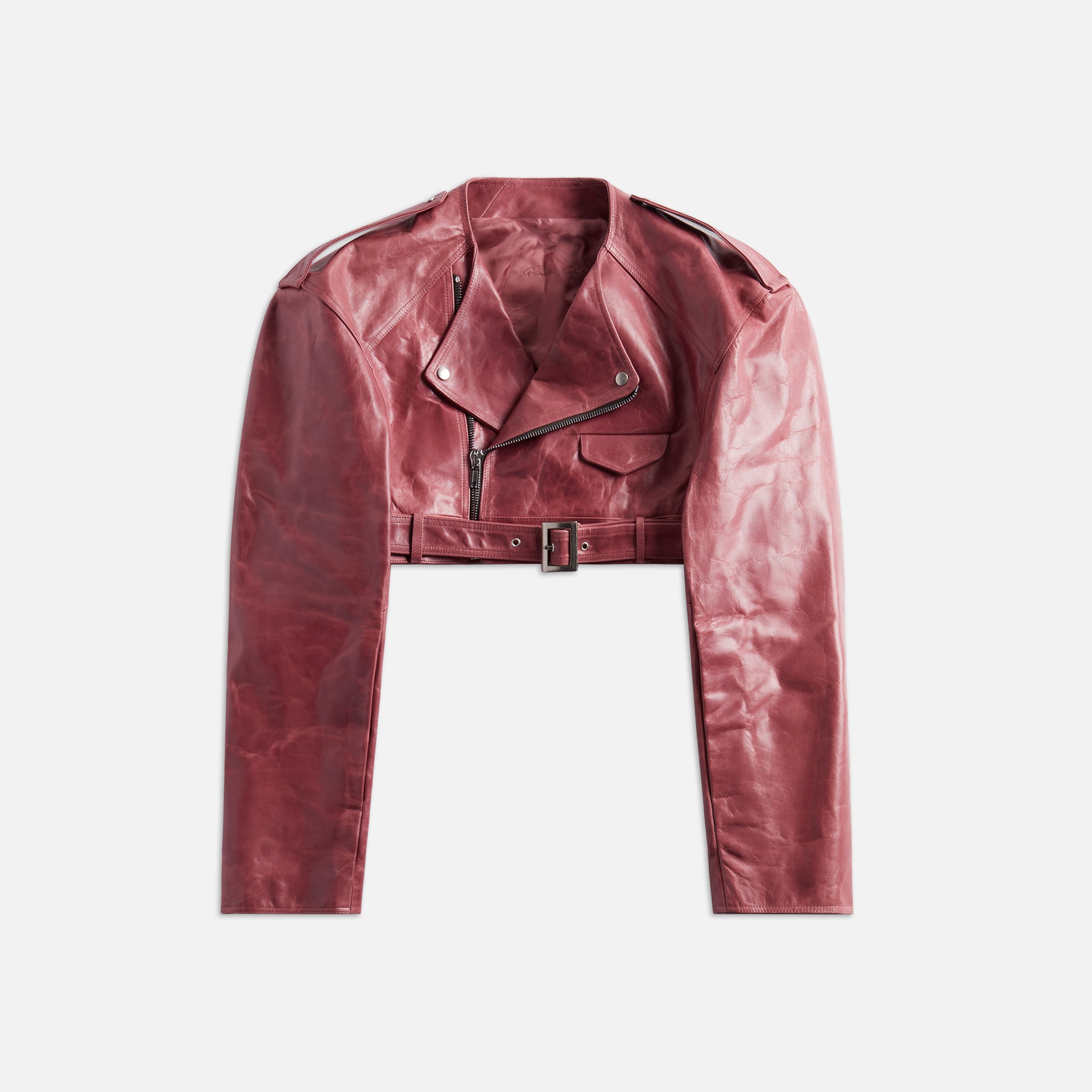 Rick Owens Micro Biker Jacket - Thulian