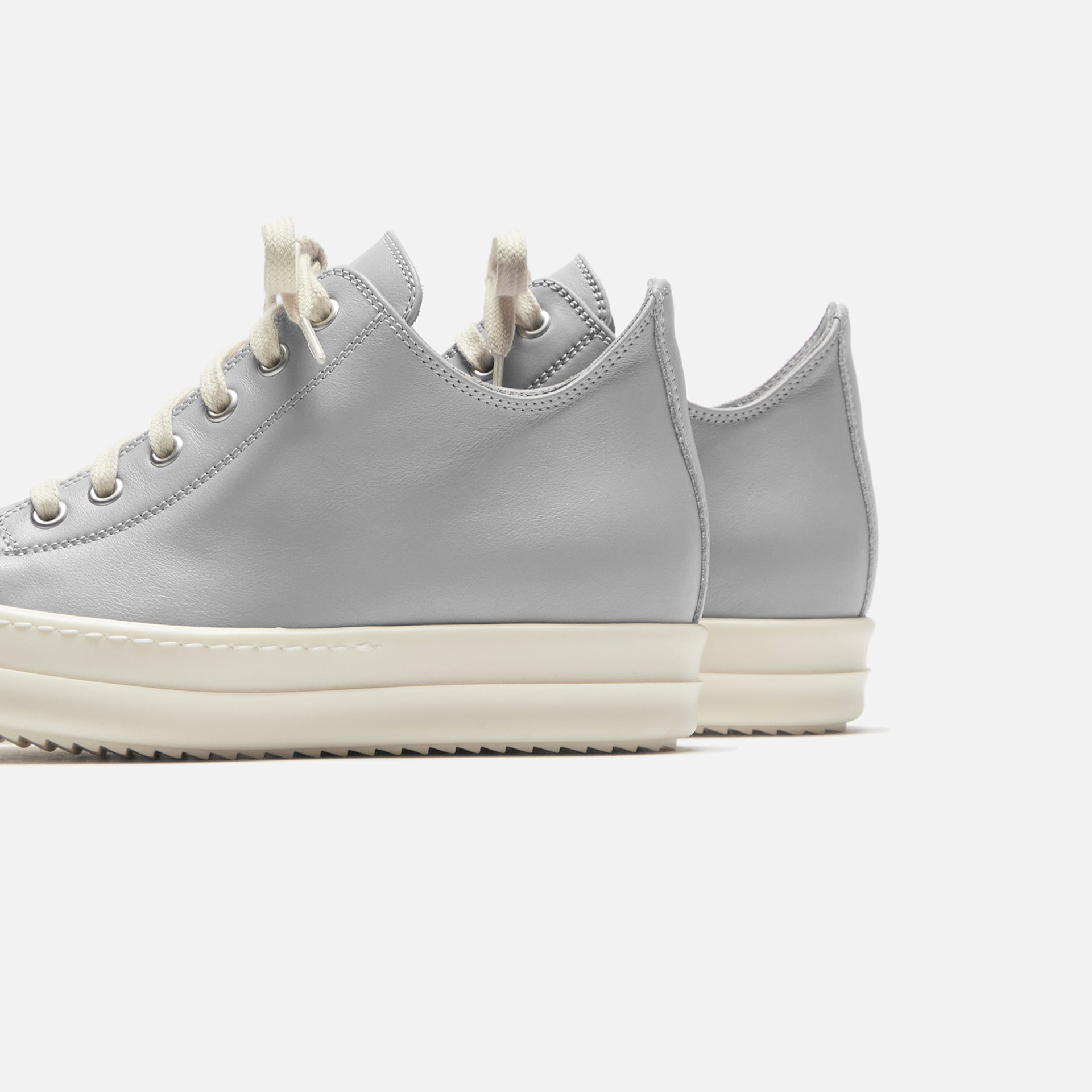 Rick Owens WMNS Low Sneakers - Pearl / Milk / Milk