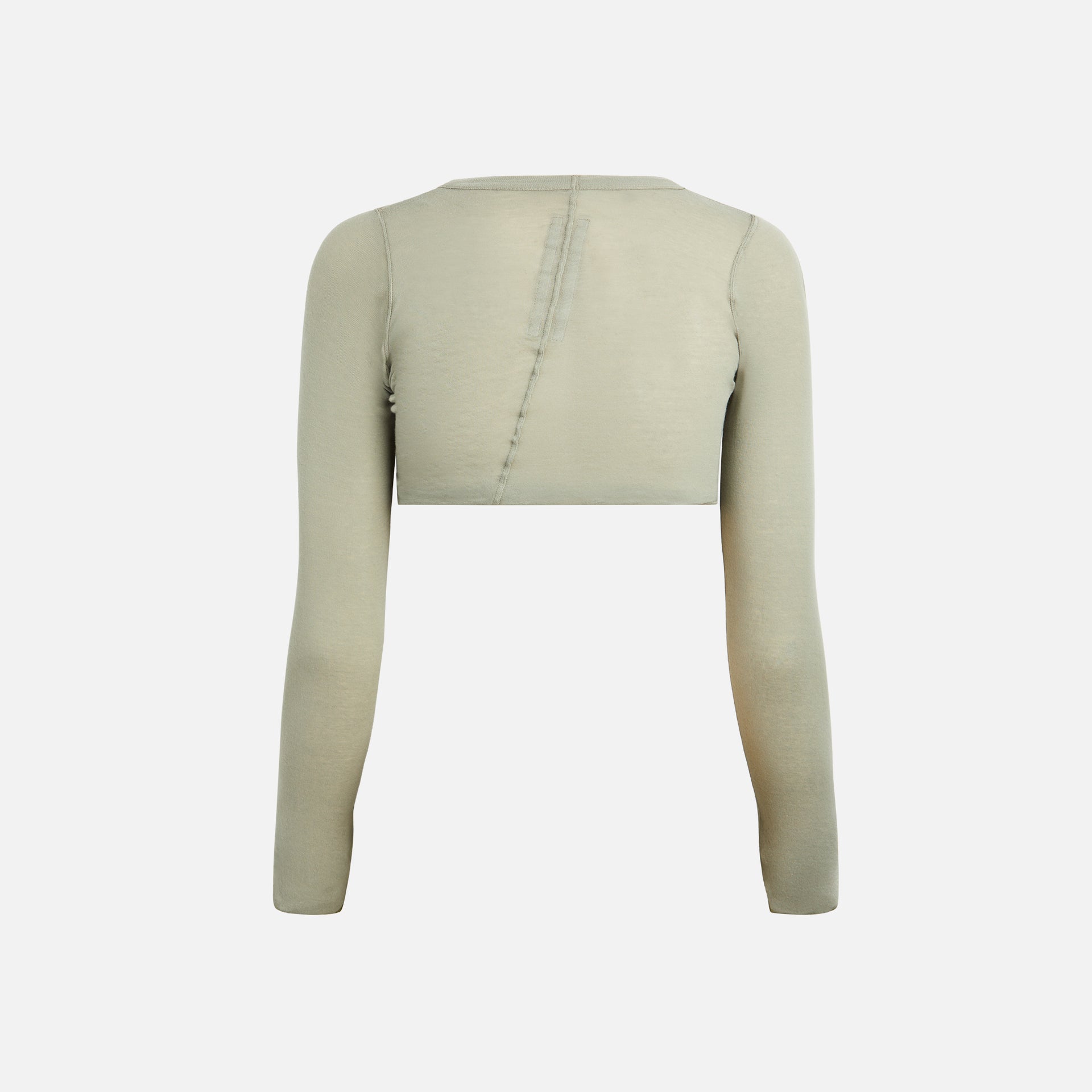 Rick Owens Long Sleeve Crop Top - Celadon