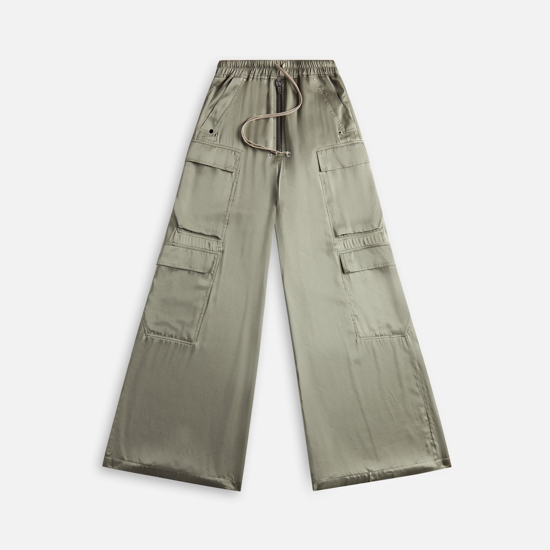 Rick Owens Cargobelas Charmeuse Cargo Pant - Celadon