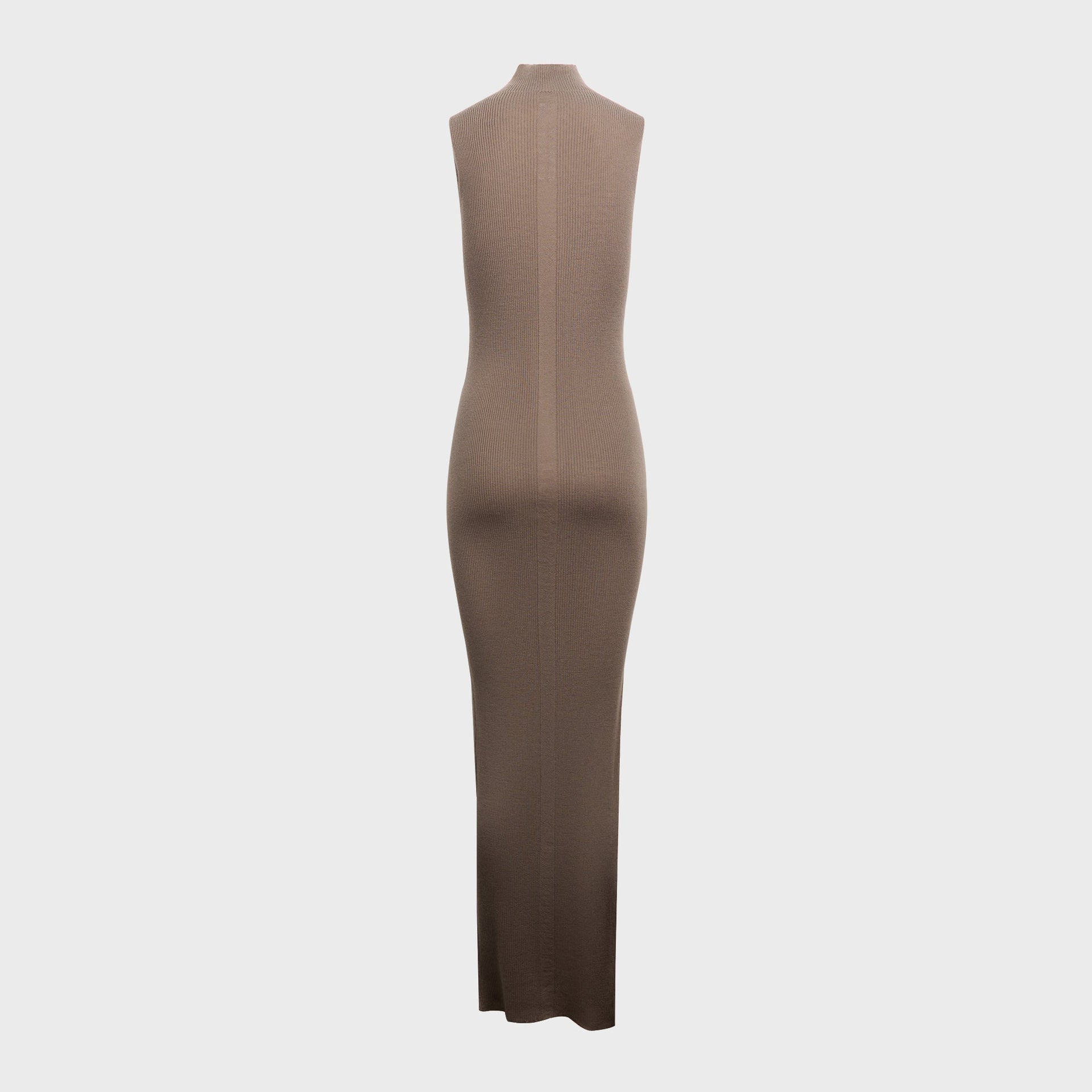 Rick Owens Abito Turtleneck Dress - Dust