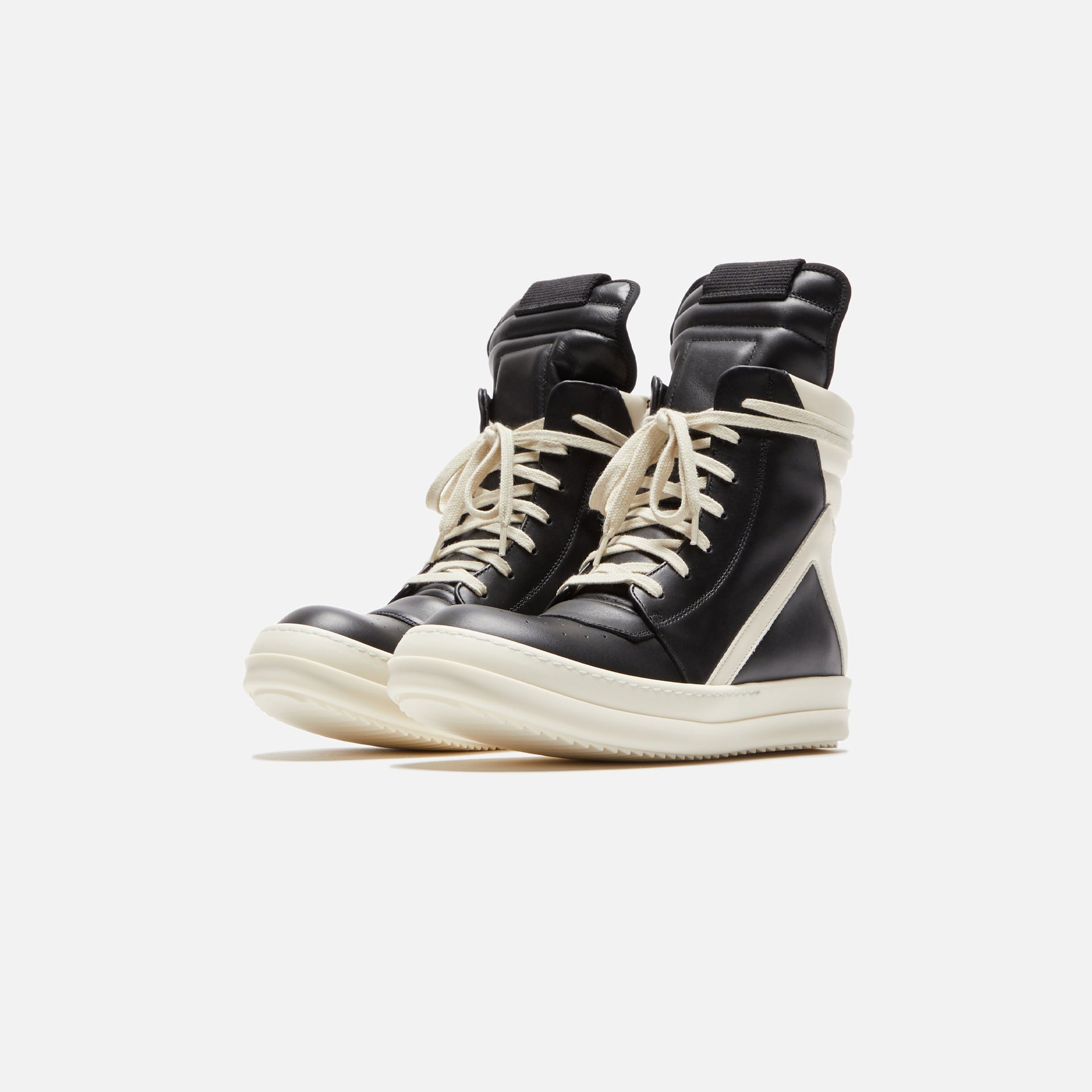 Rick Owens WMNS Geobasket - Black / Milk / Milk