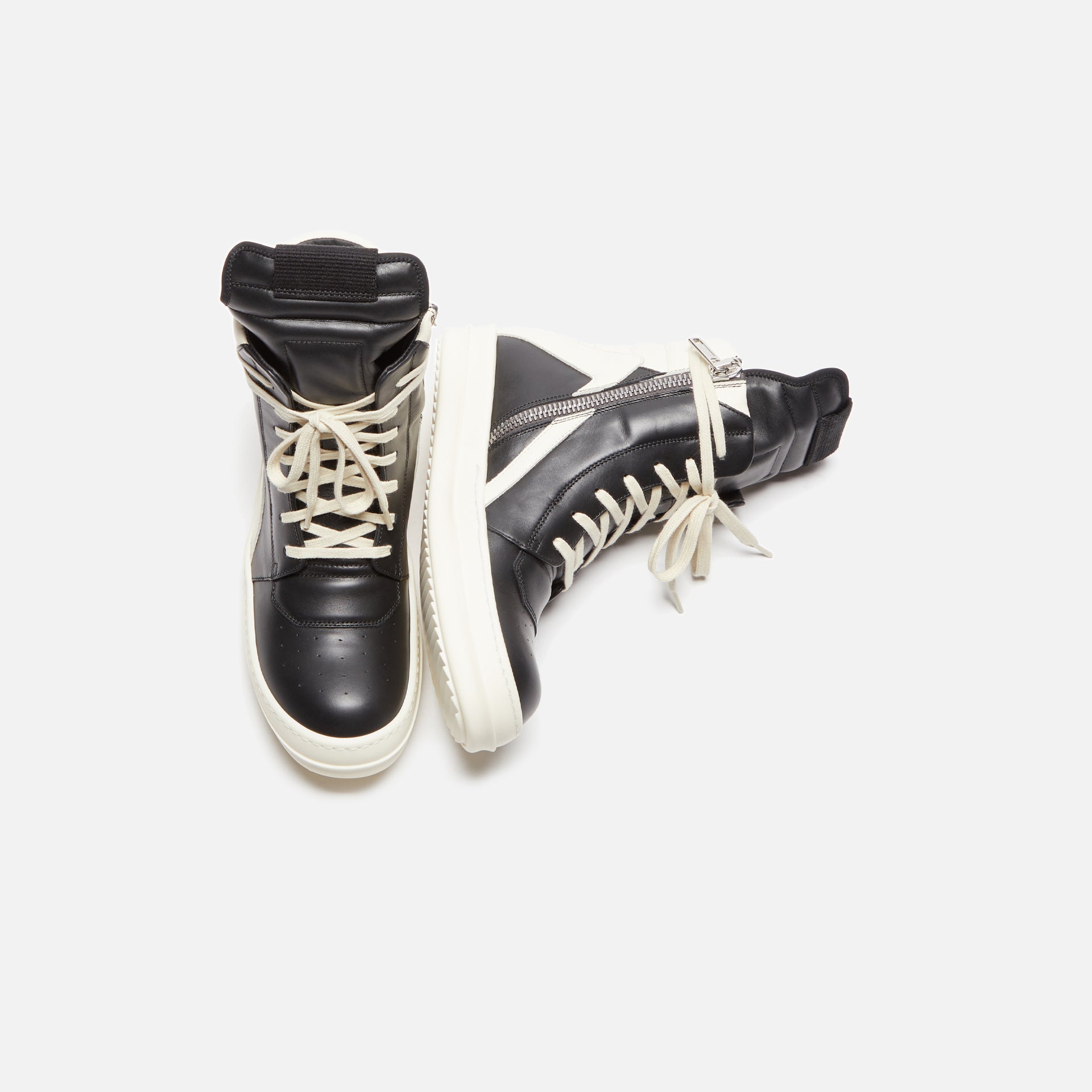 Rick Owens WMNS Geobasket - Black / Milk / Milk