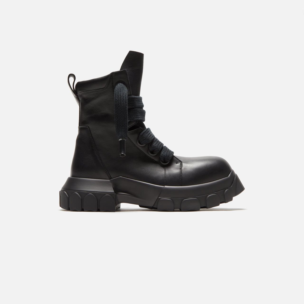 Rick Owens Jumbo Laced Bozo Tractor Boot - Black – Kith