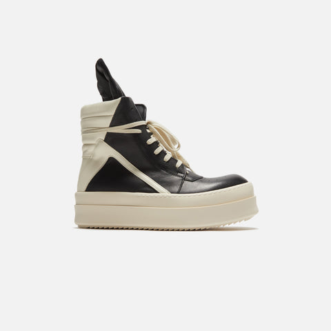 Bumper Leather High Top Sneakers in Black - Rick Owens