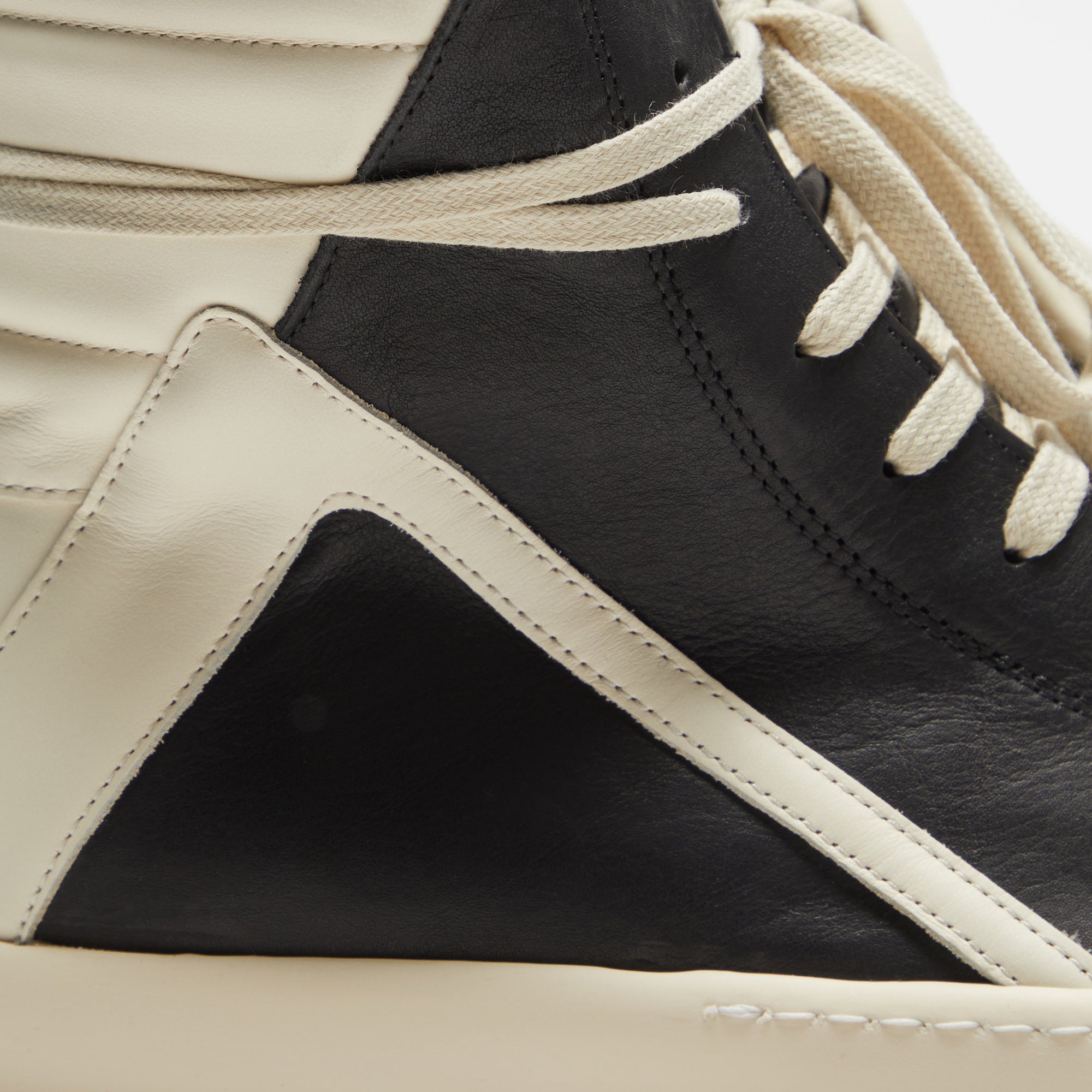 Rick Owens Mega Bumper Geobasket - Black / Milk – Kith