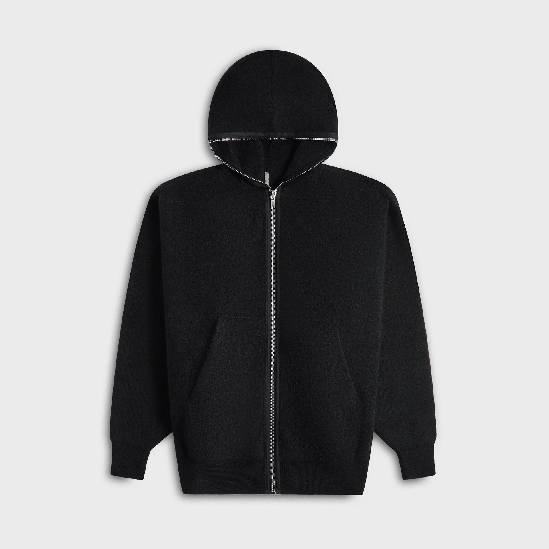 Rick Owens Alpaca Gimp Hoodie - Black