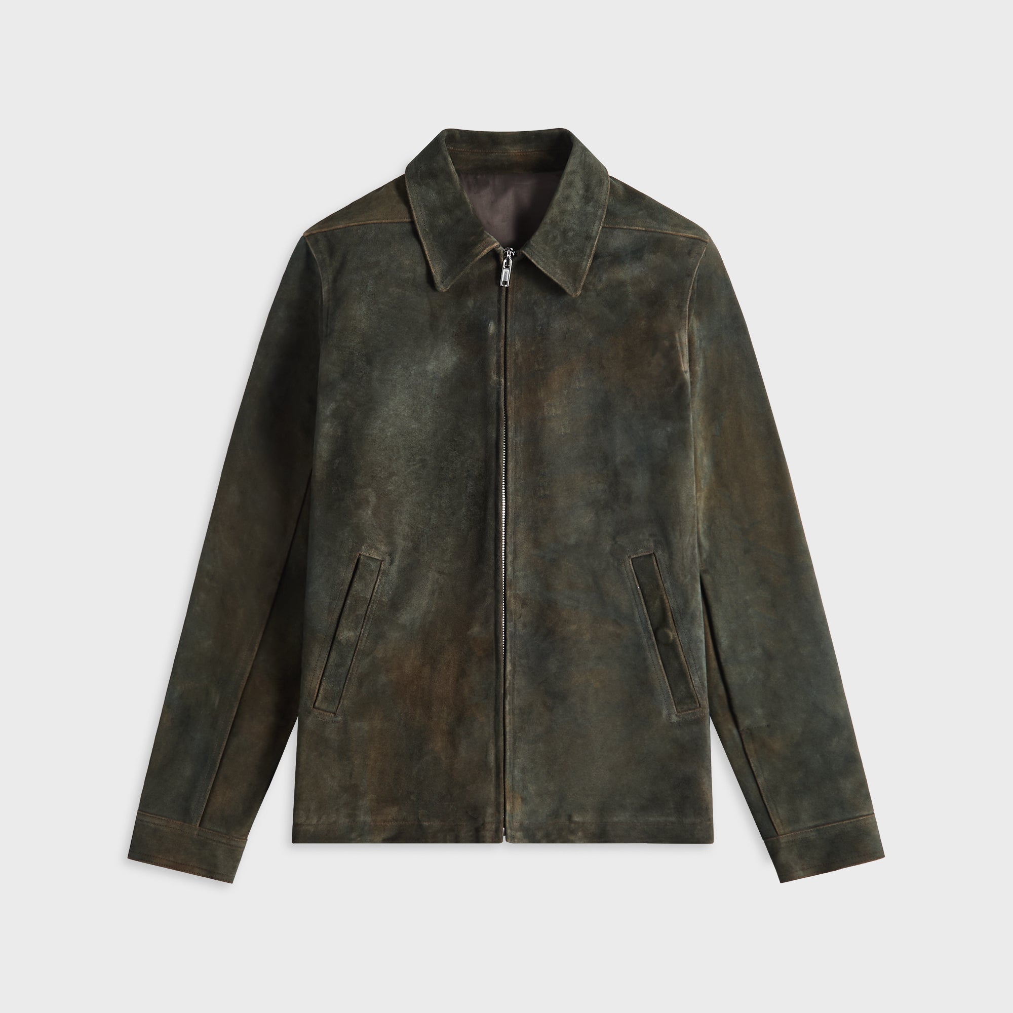 Rick Owens Suede Brad Jacket - Indigo – Kith