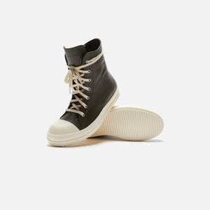 Rick Owens Scarpe in Pelle Sneakers - Forest / Milk / Milk