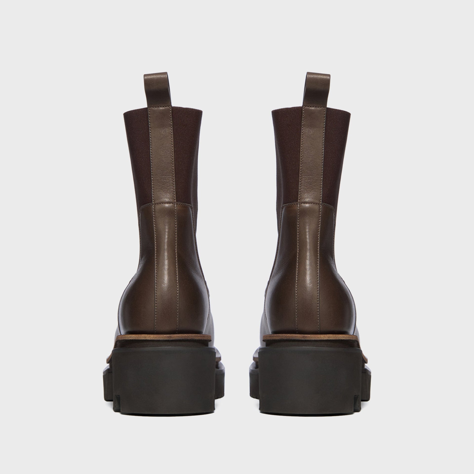 Rick Owens WMNS Beatle Bogun Chelsea Boots - Dark Dust