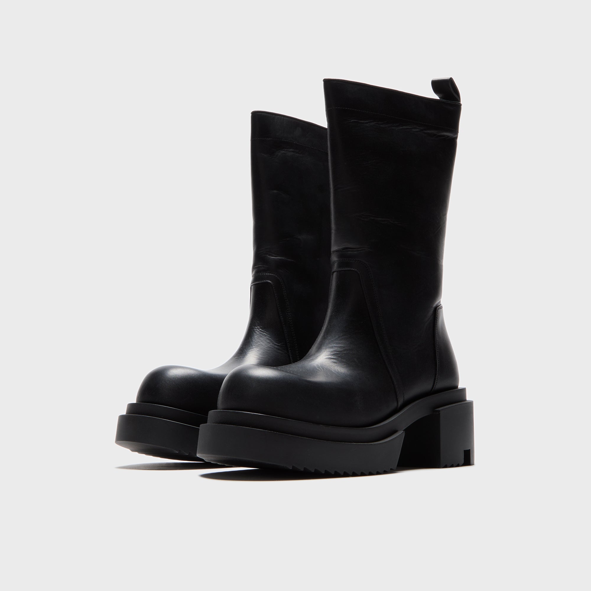 Rick Owens Concordians Calf Pull On Bogun Boots - Black – Kith