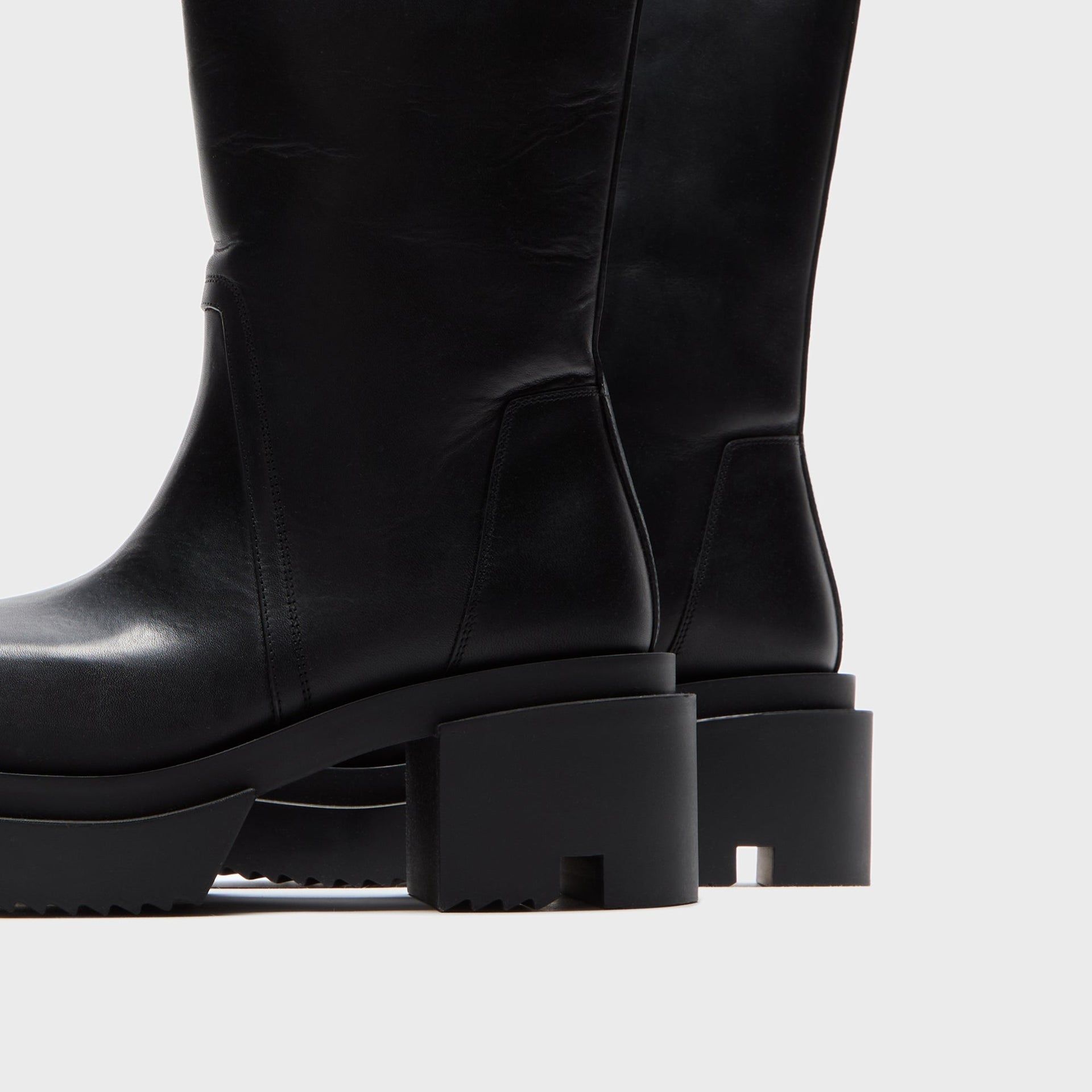 Rick Owens Concordians Calf Pull On Bogun Boots - Black