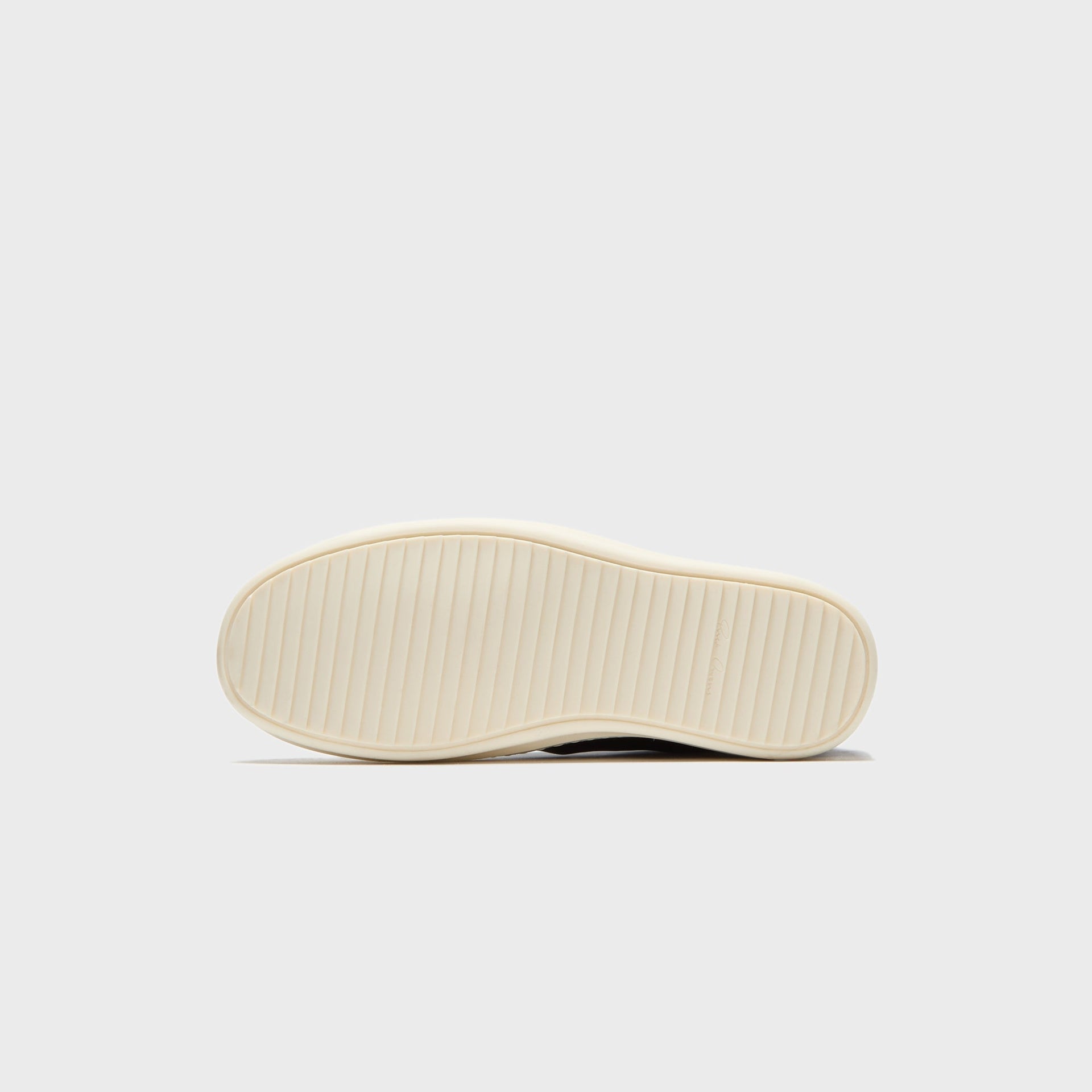 Rick Owens Stivali In Pelle High Stocking Sneaks Boots - Black / Milk / Milk