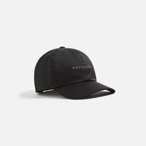 Rick Owens Embroidered Woven Baseball Forever Cap - Black