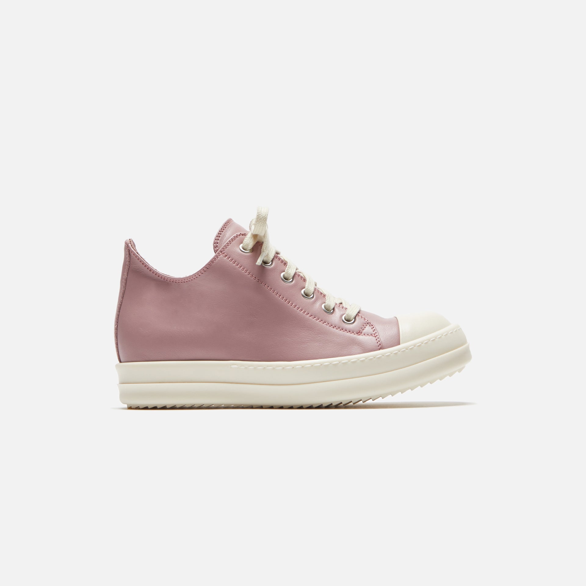 Rick Owens Low Top React Sneakers – Pink / Milk