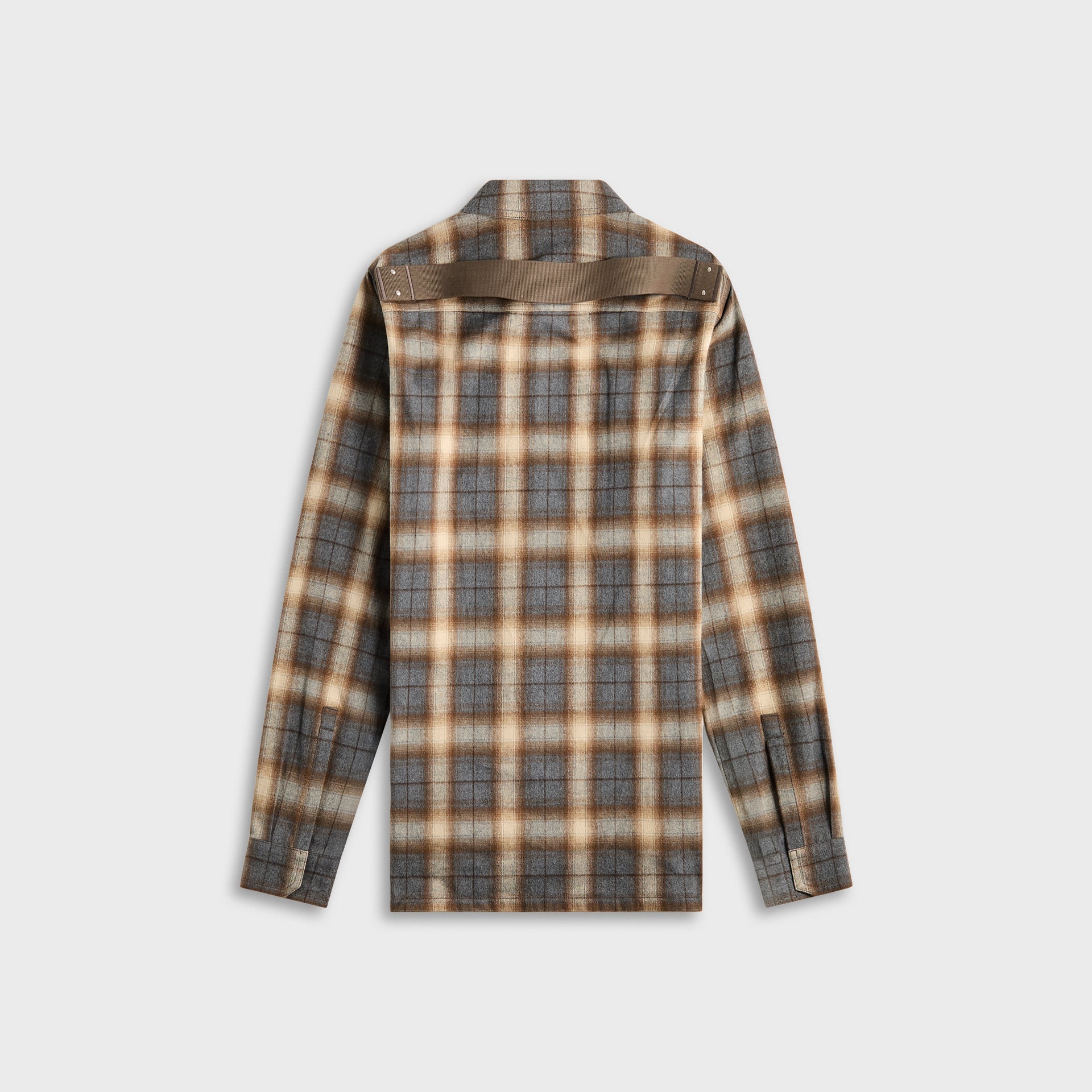 Rick Owens Outershirt - Grey Plaid