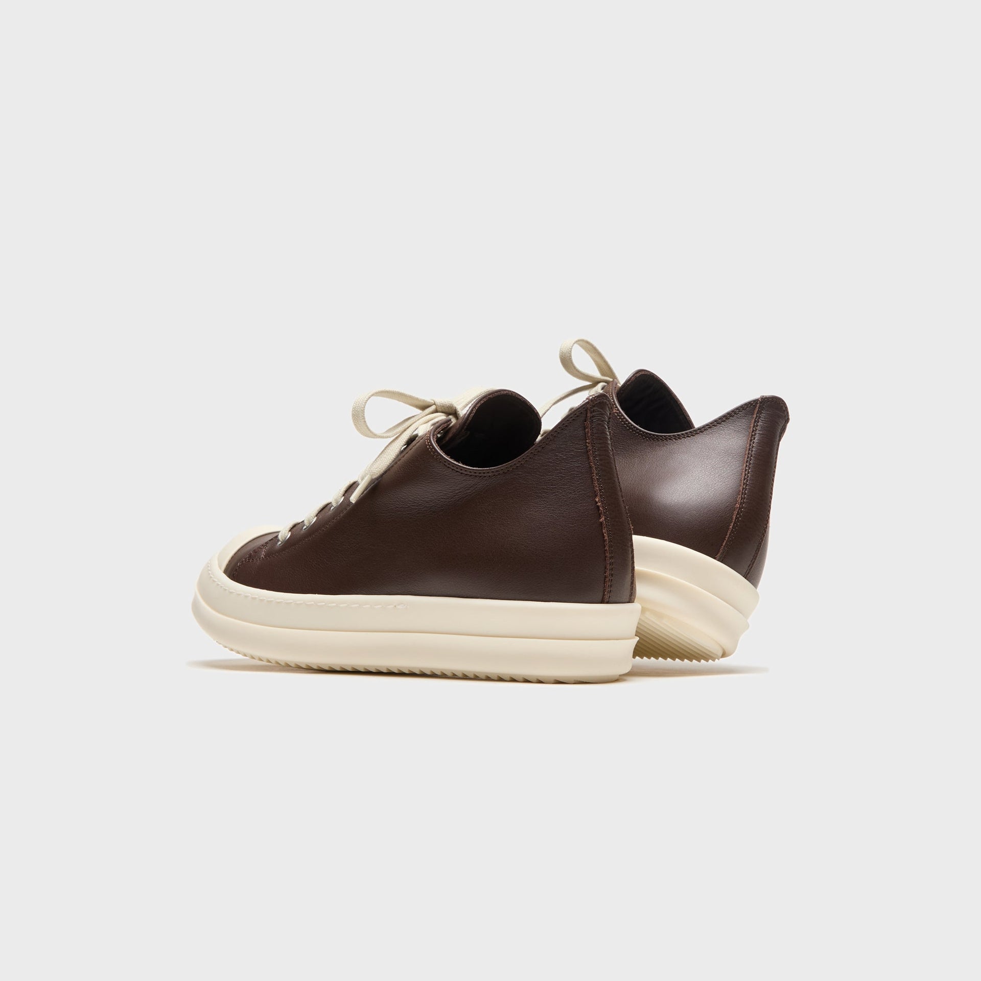 Rick Owens Temple Low Sneaks - Macassar / Milk