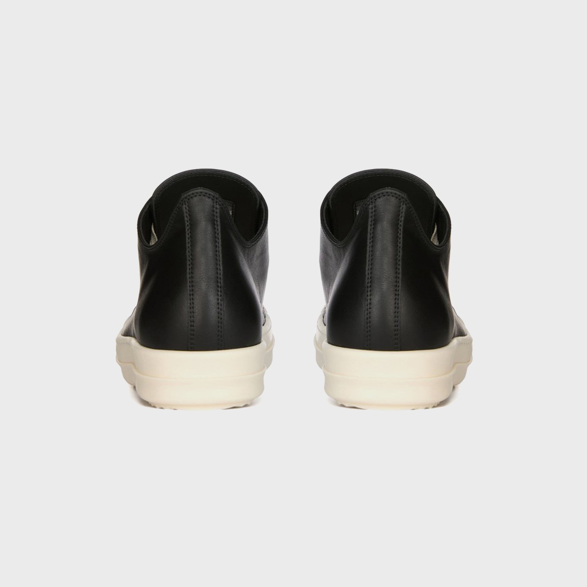 Rick Owens SS26 Temple Low Sneaks - Black / Milk