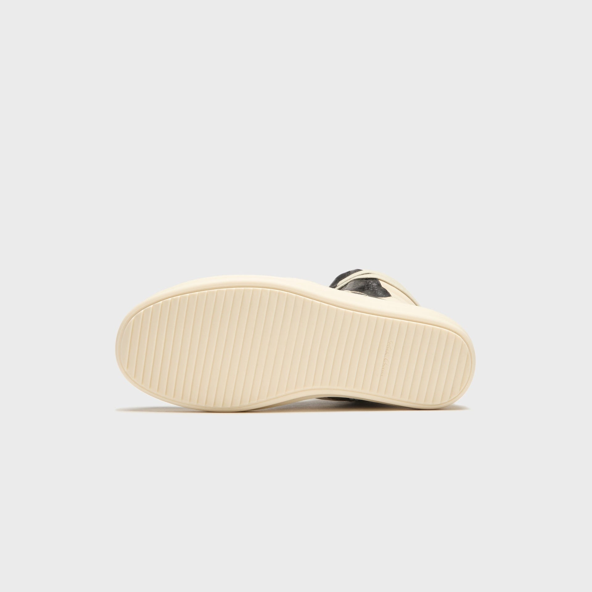 Rick Owens Concordians Geobasket - Pelle Black / Milk / Milk